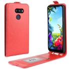 For LG K40S Crazy Horse Vertical Flip Leather Protective Case(Red) - 1