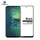 For  MOTO G8 plus PINWUYO 9H 2.5D Full Screen Tempered Glass Film(Black) - 1