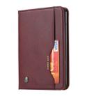 For kindle 2019 Knead Skin Texture Horizontal Flip Leather Case with Photo Frame & Holder & Card Slots & Wallet(Wine Red) - 1