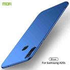 For Galaxy A20S MOFI Frosted PC Ultra-thin Hard Case(Blue) - 1