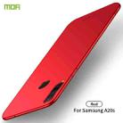 For Galaxy A20S MOFI Frosted PC Ultra-thin Hard Case(Red) - 1