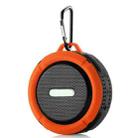 C6a Outdoor Chuck Wireless Bluetooth Car Speaker Suction Cup Speaker, Support TF Card(Orange) - 1
