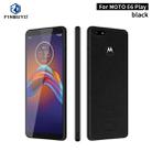 For MOTO E6 play PINWUYO Pin Rui Series Classical Leather, PC + TPU + PU Leather Waterproof And Anti-fall All-inclusive Protective Shell(Black) - 1