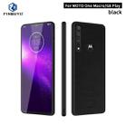 For MOTO G8 Play / one macro PINWUYO Pin Rui Series Classical Leather, PC + TPU + PU Leather Waterproof And Anti-fall All-inclusive Protective Shell(Black) - 1