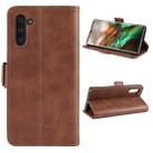 For Galaxy Note 10 Dual-side Magnetic Buckle Crazy Horse Horizontal Flip Leather Casewith Holder & Card Slots & Wallet & Photo Frame(Brown) - 1