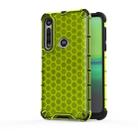 For Motorola Moto G8 Play  Shockproof Honeycomb PC + TPU Case(Green) - 1