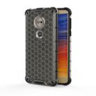 For Motorola Moto G6 Play Shockproof Honeycomb PC + TPU Case(Grey) - 1