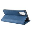 For Galaxy Note10+   Retro-skin Business Magnetic Suction Leather Case with Holder & Card Slots & Wallet(Dark Blue) - 11
