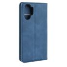 For Galaxy Note10+   Retro-skin Business Magnetic Suction Leather Case with Holder & Card Slots & Wallet(Dark Blue) - 12