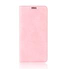 For Galaxy Note10+   Retro-skin Business Magnetic Suction Leather Case with Holder & Card Slots & Wallet(Pink) - 8