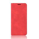 For Galaxy Note10+   Retro-skin Business Magnetic Suction Leather Case with Holder & Card Slots & Wallet(Red) - 8