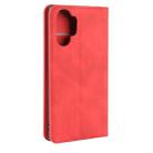 For Galaxy Note10+   Retro-skin Business Magnetic Suction Leather Case with Holder & Card Slots & Wallet(Red) - 12