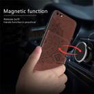 For iPhone SE 2022 / SE 2020 / 8 / 7  Mandala Embossed Magnetic Cloth PU + TPU + PC Case with Holder & Card Slots & Wallet & Photo Frame & Strap(Black) - 5