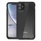 For iPhone 11 Pro Transparent PC + TPU Full Coverage Shockproof Protective Case(Black) - 1