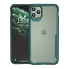 For iPhone 11 Pro Max Transparent PC + TPU Full Coverage Shockproof Protective Case(Dark Green) - 1