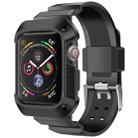 For Apple Watch 5 / 4 Generations 40mm Universal Integrated Electroplating Strap(Black) - 1