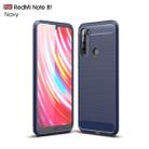 For Xiaomi Redmi Note 8T Brushed Texture Carbon Fiber TPU Case(Navy Blue) - 1