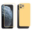 For iPhone 11 Pro Max ENKAY Hat-prince Full Glue 0.26mm 9H 2.5D Front Tempered Glass Full Coverage Film and Black Film with Camera Lens Protector Function(Gold) - 1