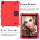 For    iPad Pro 10.5 Honeycomb Design EVA + PC Four Corner Anti Falling Flat Protective Shell With Straps(Red+Black) - 2