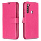 For Xiaomi Redmi Note 8 Crazy Horse Texture Horizontal Flip Leather Case with Holder & Card Slots & Wallet & Photo Frame(Rose) - 1