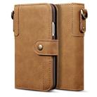 For iPhone 6 Cowhide Texture Horizontal Flip Leather Case with Holder & Card Slots & Wallet & Lanyardnyard(Brown) - 1