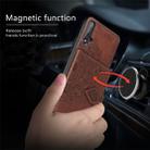 For Huawei Mate 30 Lite/Nova 5i Pro Mandala Embossed Magnetic Cloth PU + TPU + PC Case with Holder & Card Slots & Wallet & Photo Frame & Strap(Gray) - 3