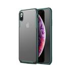 For iPhone XS Max Magic Armor TPU + PC Combination Case(Dark Green) - 1