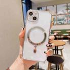 For iPhone 11 Pro Max 6D Plated Magsafe Phone Case (Silver) - 1