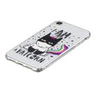 For iPhone XR 3D Pattern Transparent TPU Case(Batman) - 3
