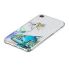 For iPhone XR 3D Pattern Transparent TPU Case(Mermaid) - 3