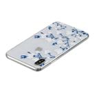 For iPhone XS Max 3D Pattern Transparent TPU Case(Magnolia) - 4
