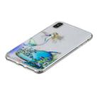 For iPhone XS Max 3D Pattern Transparent TPU Case(Mermaid) - 3