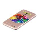 For iPhone SE 2022 / SE 2020 / 8 / 7 3D Pattern Transparent TPU Case(Painting tree) - 4