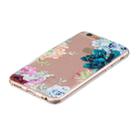 For iPhone SE 2022 / SE 2020 / 8 / 7 3D Pattern Transparent TPU Case(The Stone Flower) - 3