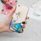 For iPhone SE 2022 / SE 2020 / 8 / 7 3D Pattern Transparent TPU Case(Mermaid) - 6