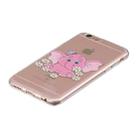 For iPhone SE 2022 / SE 2020 / 8 / 7 3D Pattern Transparent TPU Case(Pink Weevil) - 3