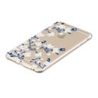 For iPhone 6 Plus 3D Pattern Transparent TPU Case(Magnolia) - 3