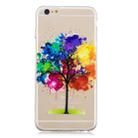 For iPhone 6 Plus 3D Pattern Transparent TPU Case(Painting tree) - 2