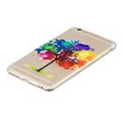 For iPhone 6 Plus 3D Pattern Transparent TPU Case(Painting tree) - 3
