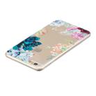 For iPhone 6 Plus 3D Pattern Transparent TPU Case(The Stone Flower) - 4
