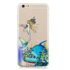 For iPhone 6 Plus 3D Pattern Transparent TPU Case(Mermaid) - 2