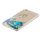 For iPhone 6 Plus 3D Pattern Transparent TPU Case(Mermaid) - 3