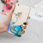 For iPhone 6 Plus 3D Pattern Transparent TPU Case(Mermaid) - 6