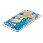 For iPhone 6 Plus 3D Pattern Transparent TPU Case(Blueflower Unicorn) - 3