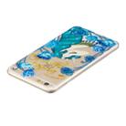 For iPhone 6 Plus 3D Pattern Transparent TPU Case(Blueflower Unicorn) - 4