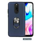 For Xiaomi Redmi 8  360 Rotary Multifunctional Stent PC+TPU Case with Magnetic Invisible Holder(Navy Blue) - 1