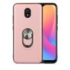 For Xiaomi Redmi 8A 360 Rotary Multifunctional Stent PC+TPU Case with Magnetic Invisible Holder(Rose Gold) - 1