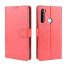 For Xiaomi Redmi Note 8T Retro Crazy Horse Texture Horizontal Flip Leather Case with Holder & Card Slots & Photo Frame(Red) - 1