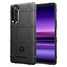 For Sony Xperia 5  Full Coverage Shockproof TPU Case(Black) - 1