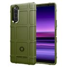 For Sony Xperia 5  Full Coverage Shockproof TPU Case(Army Green) - 1